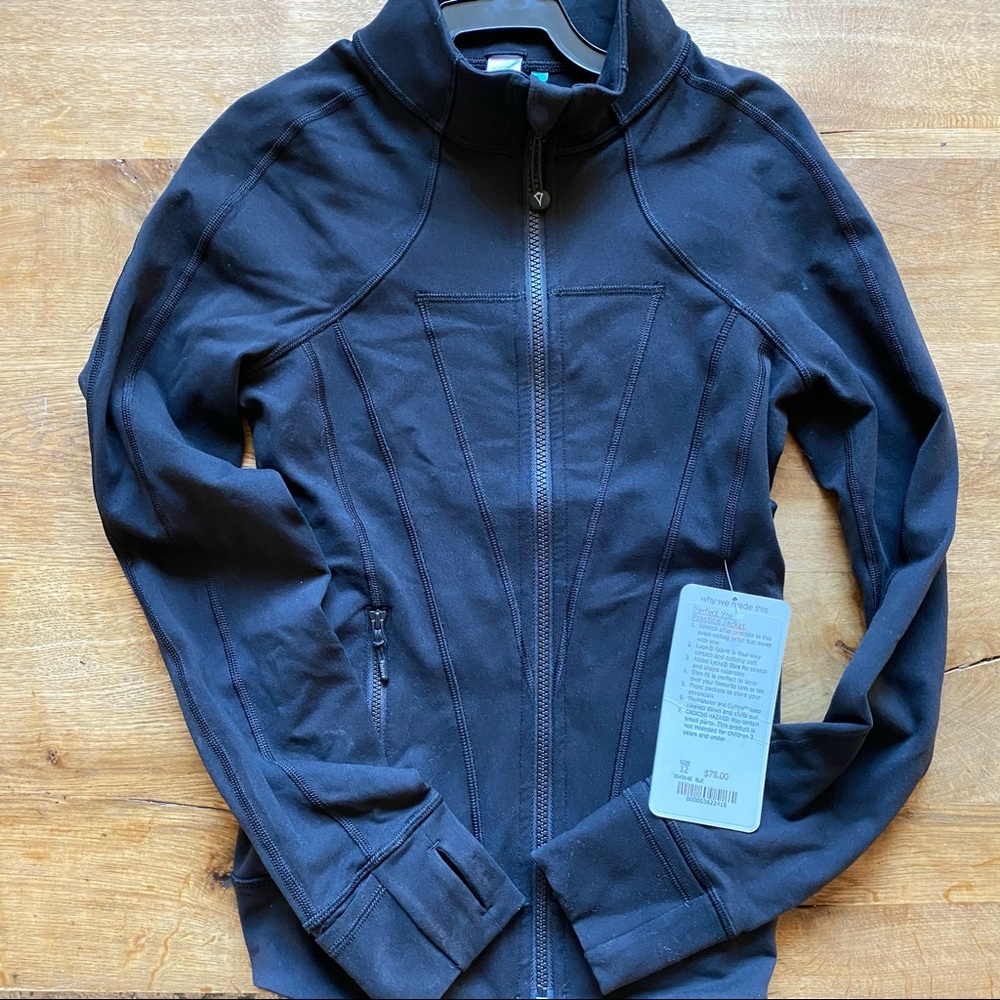 NWT “Perfect Your Practice Jacket” by Ivivva